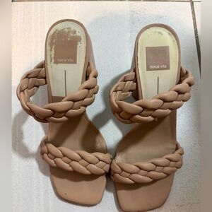 Dolce Vita Nude Braided Sandals